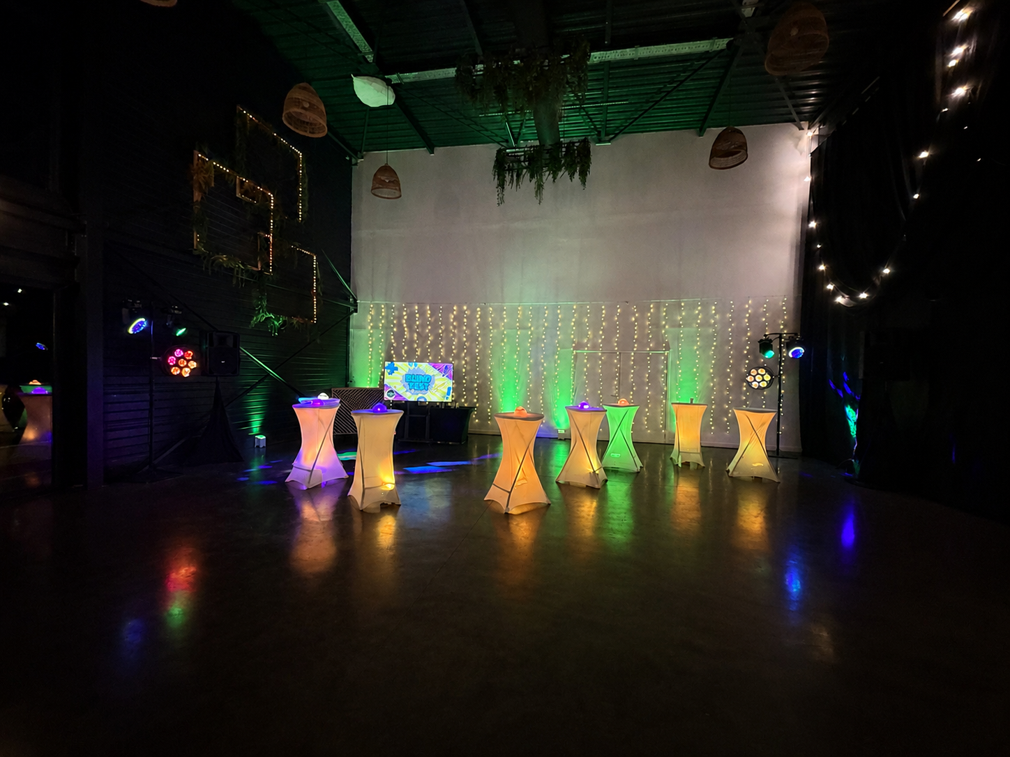 Animation blind test mariage ambiance guinguette verte